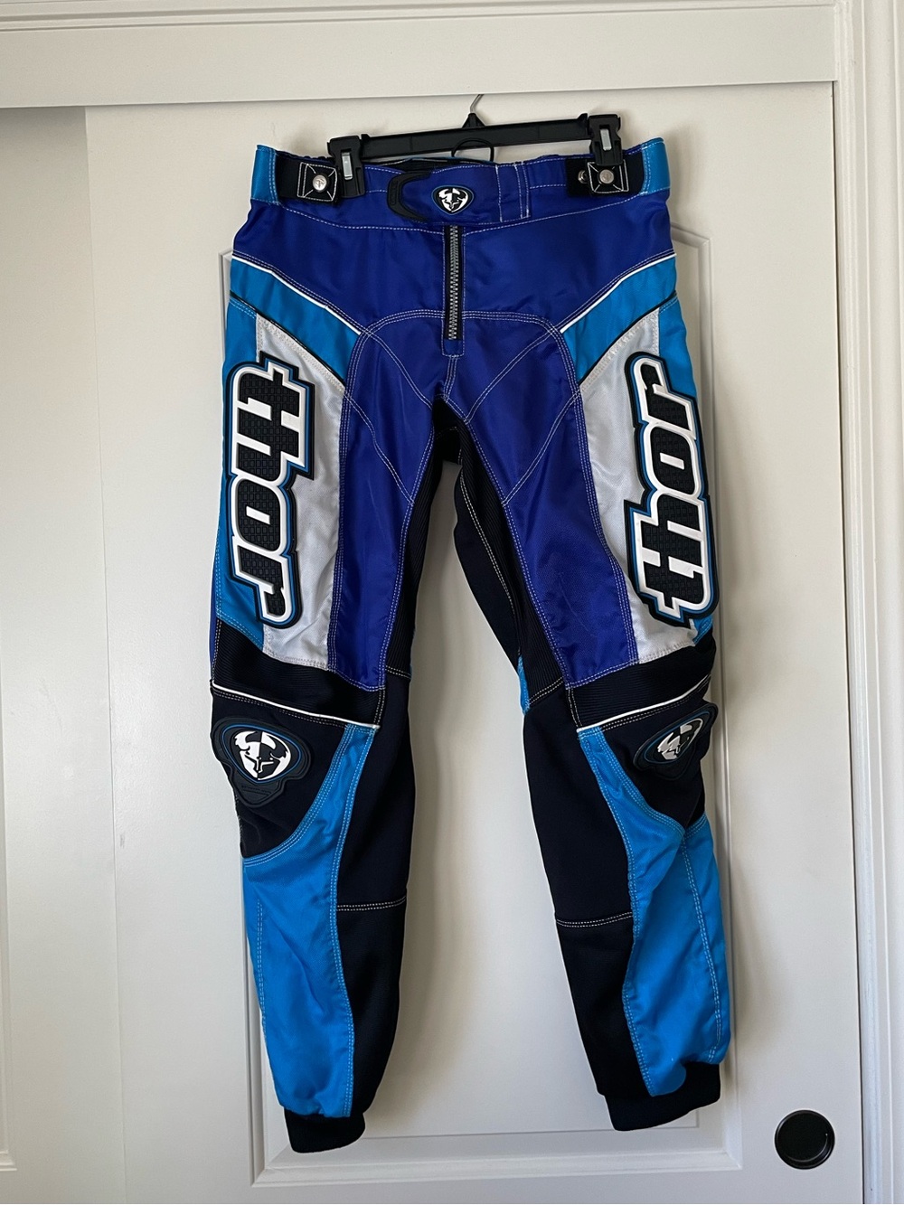 Thor Motocross Pants 34” waist - Padded Dirt Bike Motorcycle Blue Pants